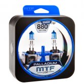 Автомобильная галогенная лампа MTF H27 (880) 12v 27w - Palladium (Комплект, 2 шт.) HPA1280